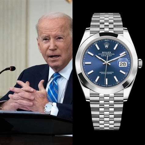 joe biden wearing a rolex|This Rolex Watch Was Worn By President Joe Biden During The .